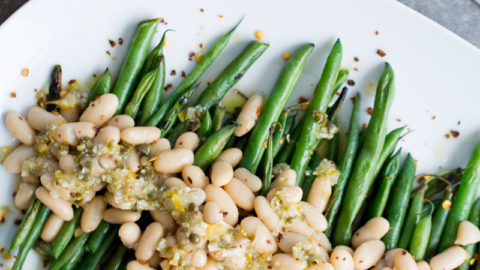 Roasted Green Bean salad with navy beans and preserved lemons Page 1 of 0 -